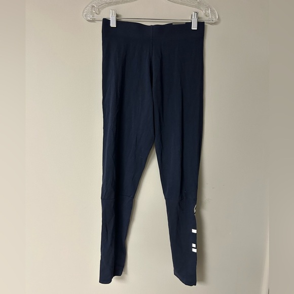 Adidas Blue Normal Length Tight Leggings - Picture 1 of 6